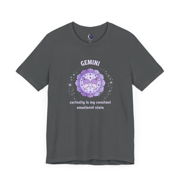 Gemini T-Shirt – Curiosity Is My Constant Emotional State | Astrology Zodiac Sign Tee - Image 6