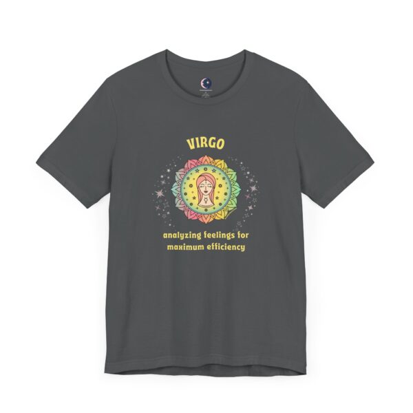 Virgo T-Shirt – Analyzing Feelings for Maximum Efficiency | Astrology Zodiac Sign Tee - Image 6