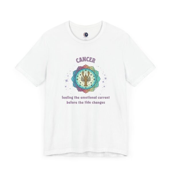 Cancer T-Shirt – Feeling the Emotional Current Before the Tide Changes | Astrology Zodiac Sign Tee - Image 4
