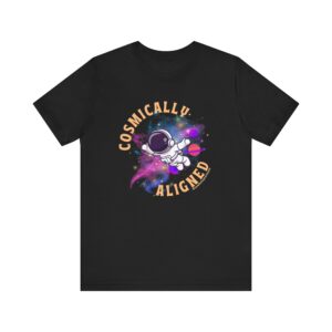 Cosmically Aligned T-Shirt – Astrology Tee for Star Lovers